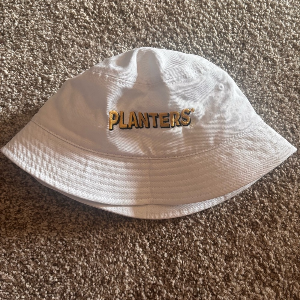 White Planters Bucket Hat